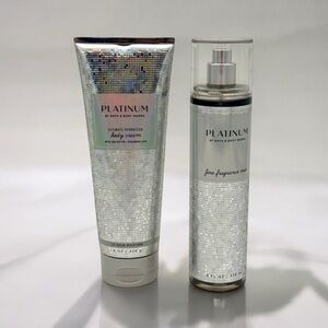 Bath and Body Works Platinum Body Care Gift Set NWT